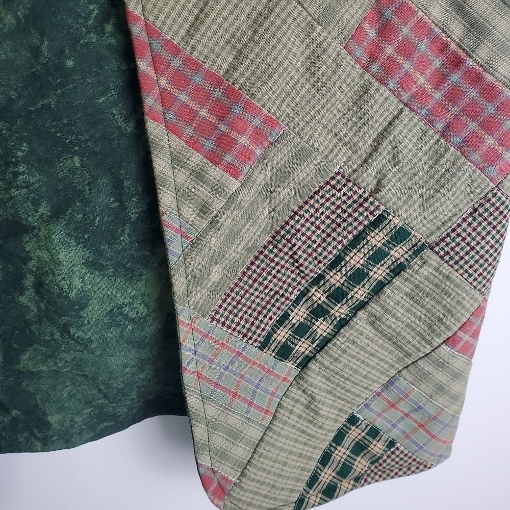 Patchwork Quilted Vest Size Medium - image 3